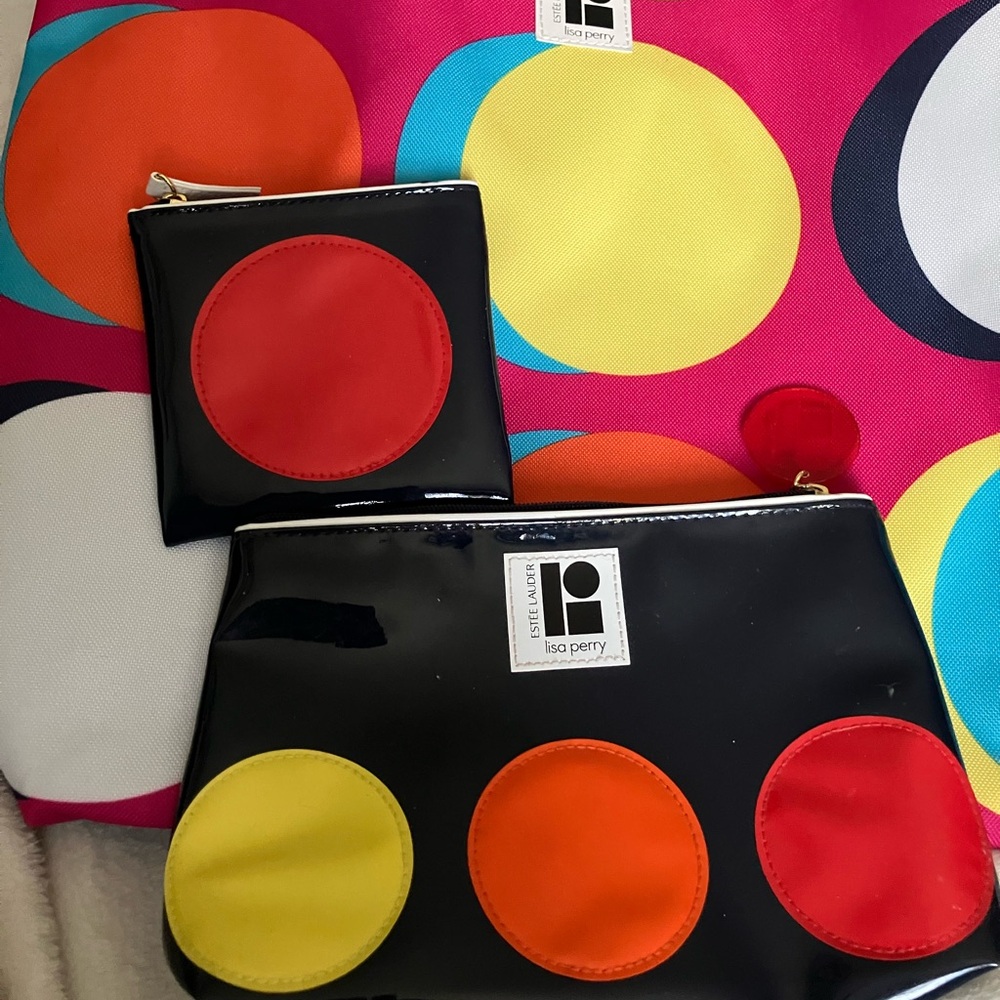 Estée Lauder Lisa Perry 3 bag set NWOT